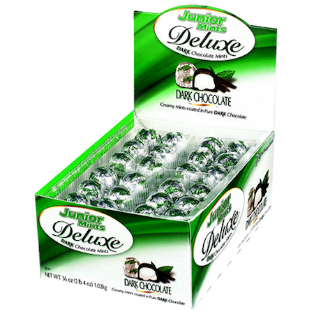 Junior Mints Deluxe Dark Chocolate Mints - 72ct CandyStore.com