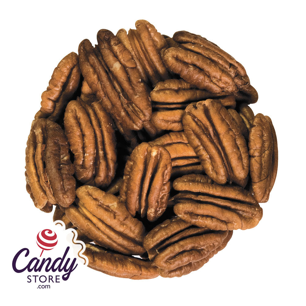 Junior Raw Mammoth Pecan Halves - 10lb CandyStore.com