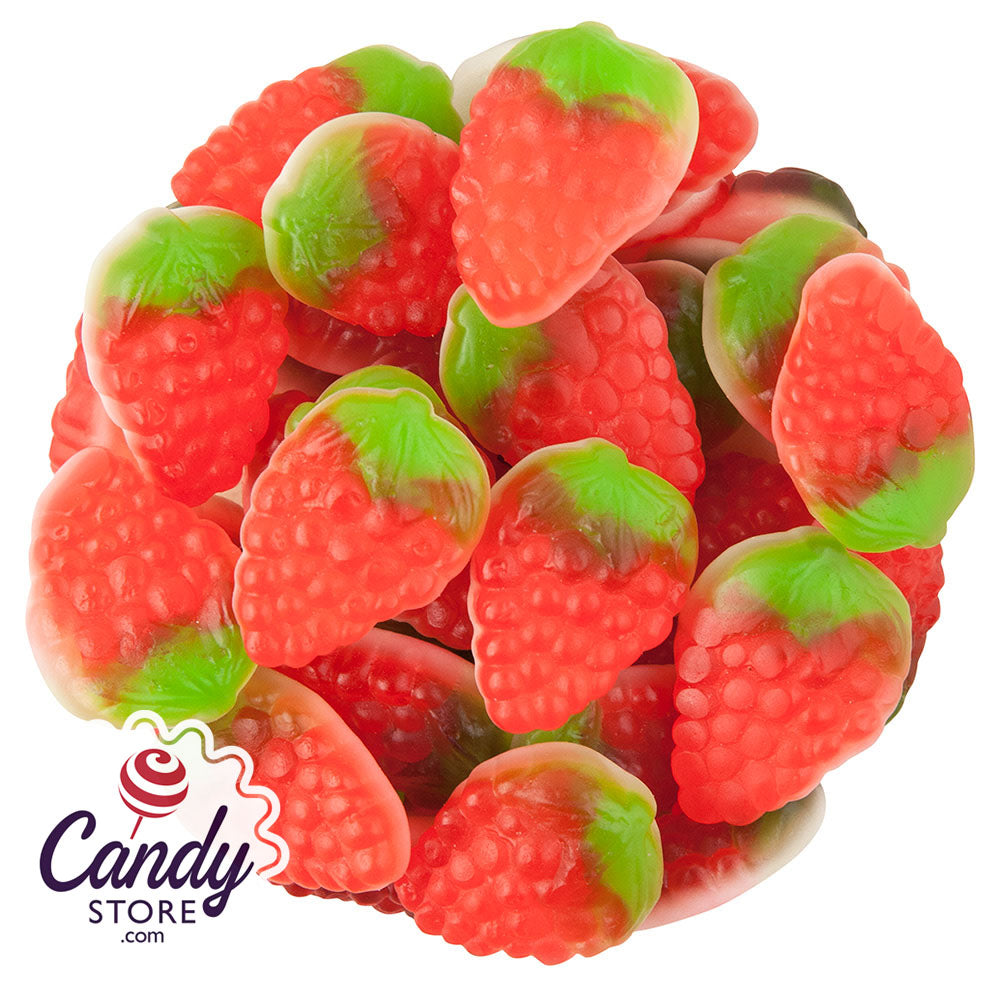 Gummy Strawberries And Cream Candy 5lb Bulk 7030