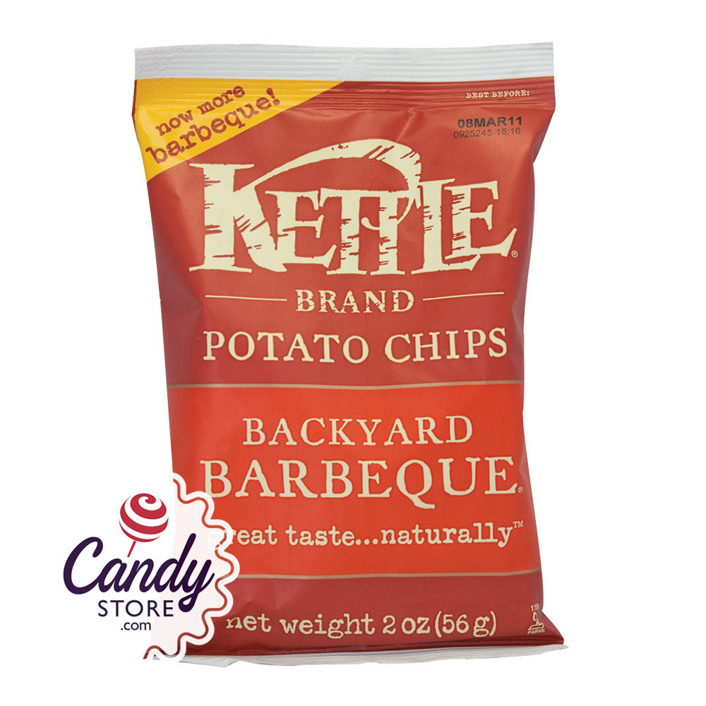 Kettle Backyard Bbq Potato Chips 2oz Bags - 24ct CandyStore.com