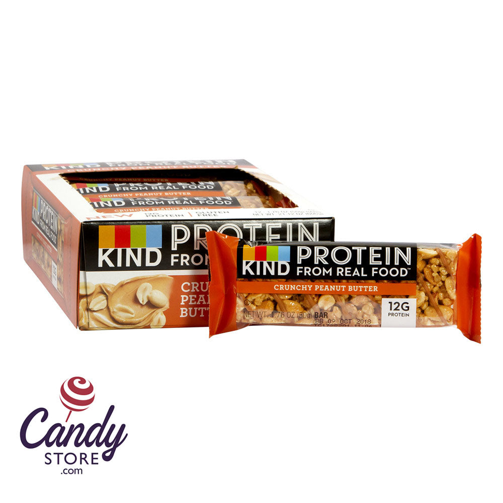 Kind Bars Protein Crunchy Peanut Butter 1.76oz - 12ct CandyStore.com