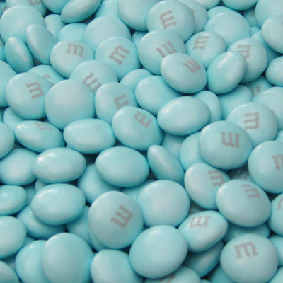 Light Blue M&Ms Candy - 5lb CandyStore.com