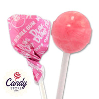 Light Pink Dum Dums Lollipops Bubble Gum - 75ct CandyStore.com