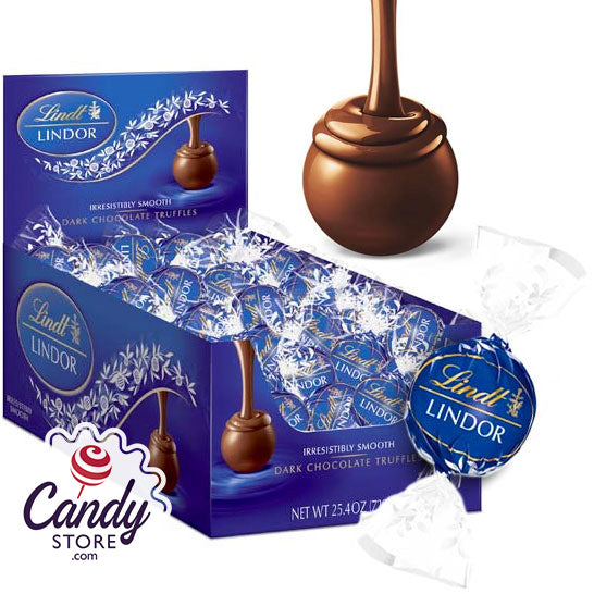 Lindt Dark Chocolate Lindor Truffles - 120ct CandyStore.com