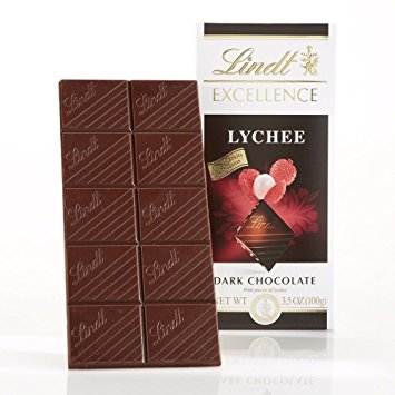 Lindt Excellence Lychee Bars - 12ct CandyStore.com