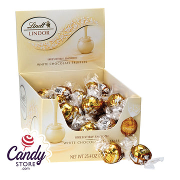 Lindt Lindor White Chocolate Truffle, Piece, 58% OFF