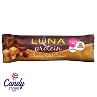 Luna Bar Protein Chocolate Salted Caramel 1.59oz Bar - 12ct CandyStore.com