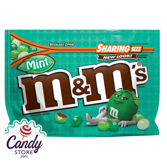 M&M'S Crispy Mint & Minis Milk Chocolate Candy Bar, 3.8-Ounce Bar