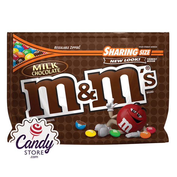 M&M'S Milk Chocolate Bar with MINIS & Crisp Rice, full size candy bar, 3.9  oz.