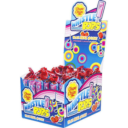 Melody Pops Whistle Lollipops Strawberry Tray - 48ct CandyStore.com