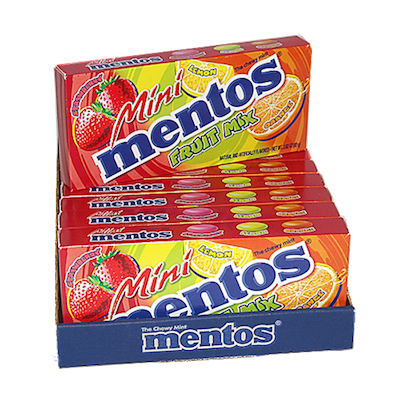 Mentos Mini Fruit Theater Box - 12ct CandyStore.com