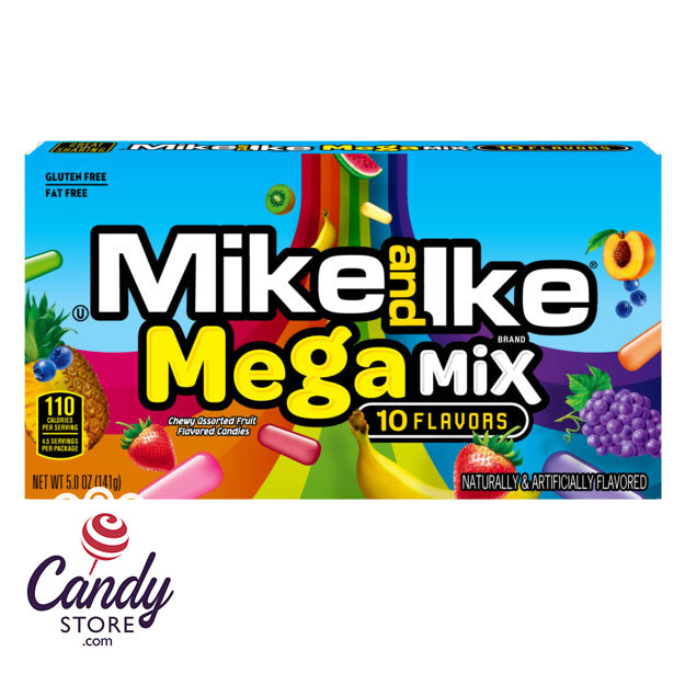 Mike & Ike Mega Mix Theater Box - 12ct CandyStore.com