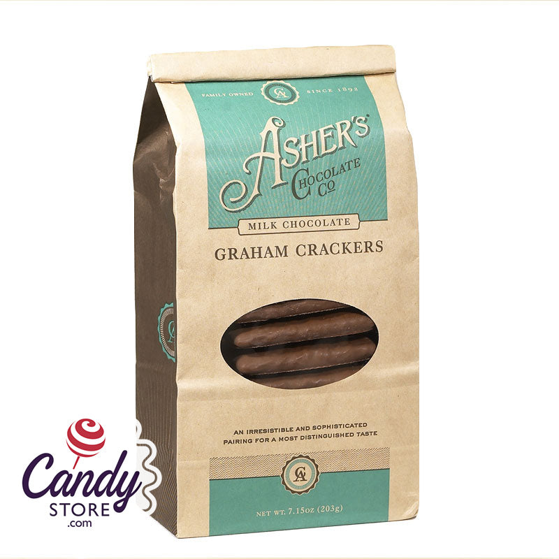 Milk Chocolate Graham Crackers - 7.15oz Coffee Bag - 12ct CandyStore.com