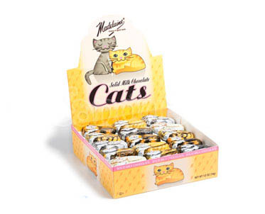 Milk Chocolate Kitty Cats - 60ct CandyStore.com