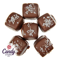 Milk Chocolate Sea Salt Caramels - 5lb CandyStore.com