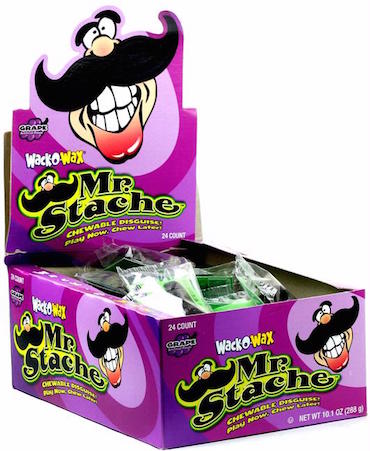 Mr. Stache Wack-O-Wax Wax Mustaches - 24ct CandyStore.com