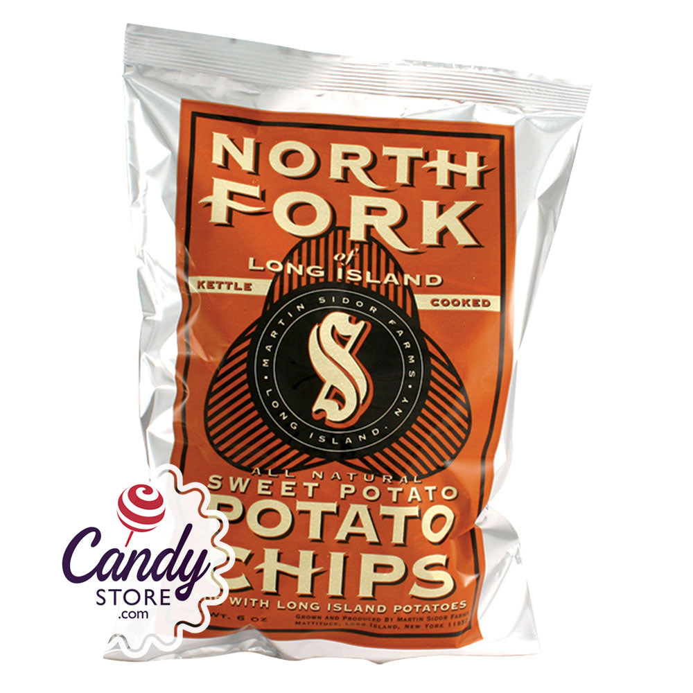 North Fork Sweet Potato Chips 6oz Bags - 12ct CandyStore.com