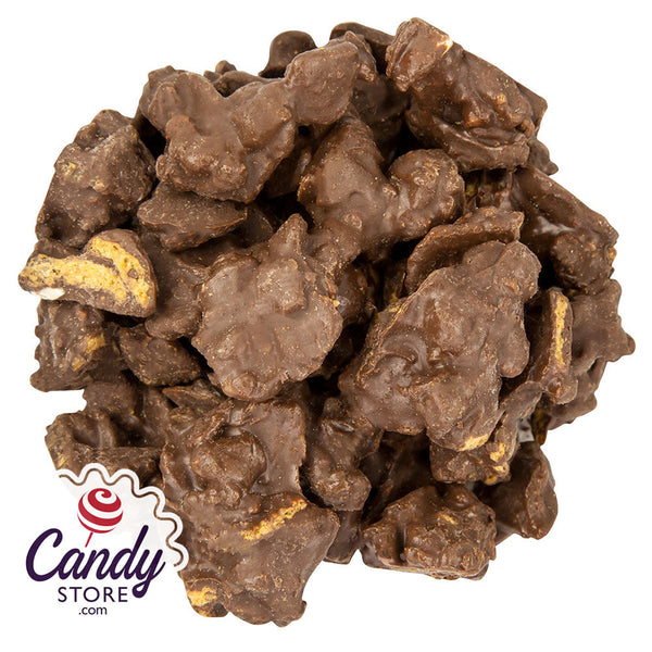 Omg's Almond Toffee Graham Clusters Dark Chocolate - 11lb