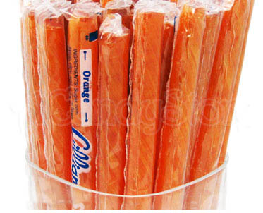 Orange Candy Sticks - 80ct CandyStore.com