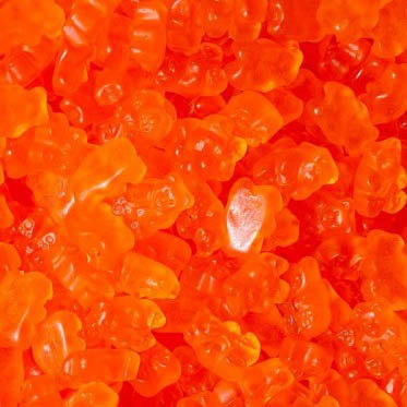 Orange Gummi Bears - 5lb CandyStore.com