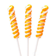 Orange Tiny Tesla Twist Pops - 48ct CandyStore.com