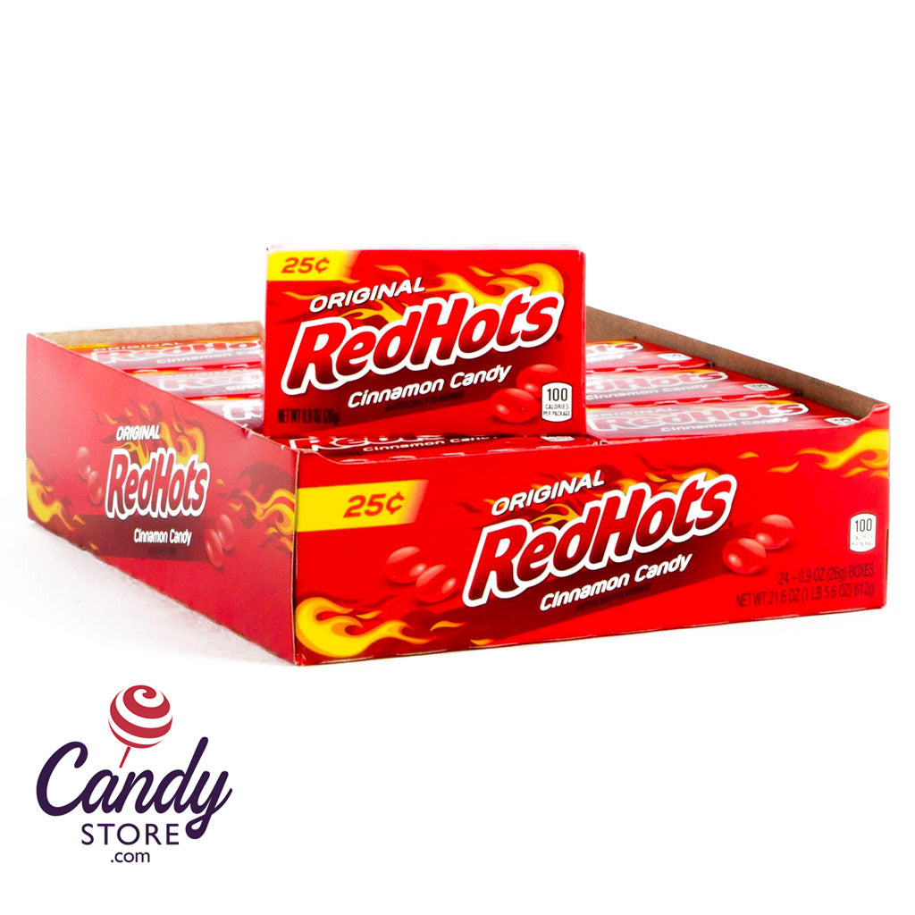 Original Red Hots Cinnamon Candy Mini Boxes 24ct 2718