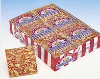 Peanut Brittle Square Bars 1.8oz - 24ct box CandyStore.com