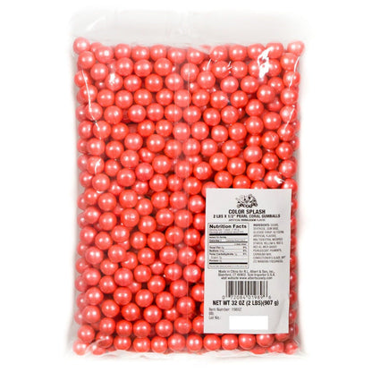 Pearl Gold Color Splash Gumballs - 2lb CandyStore.com