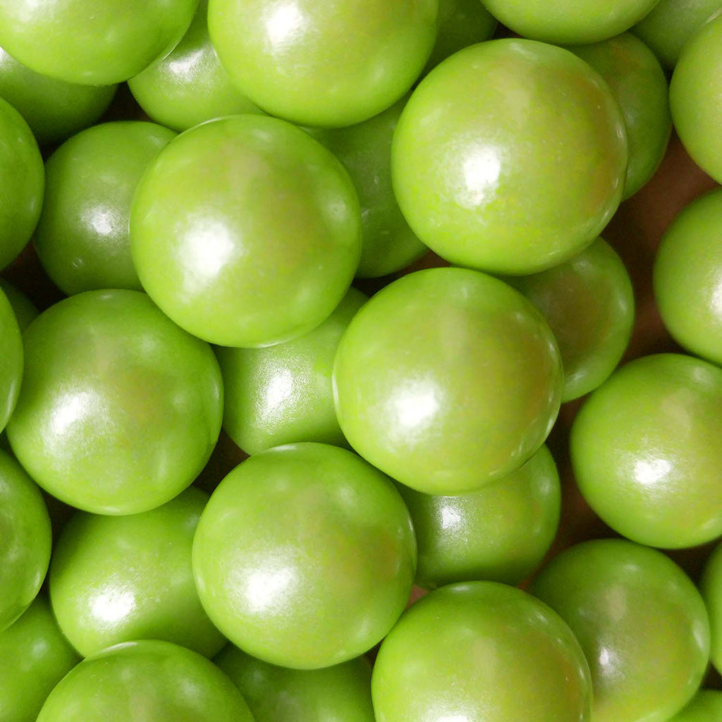 Pearl Green Color Splash Gumballs - 2lb CandyStore.com