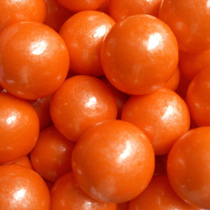 Pearl Orange Color Splash Gumballs - 2lb CandyStore.com