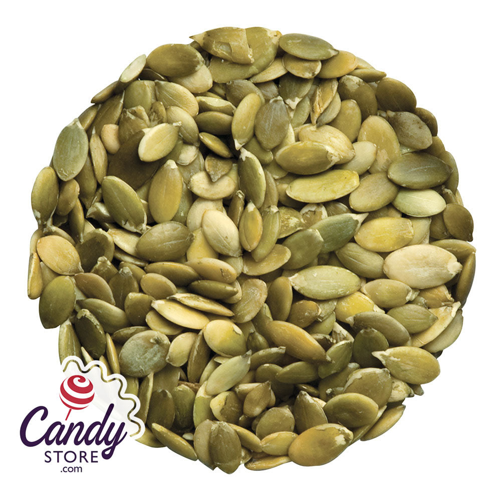 Pepitas Pumpkin Seeds Roasted Unsalted - 12.5lb CandyStore.com