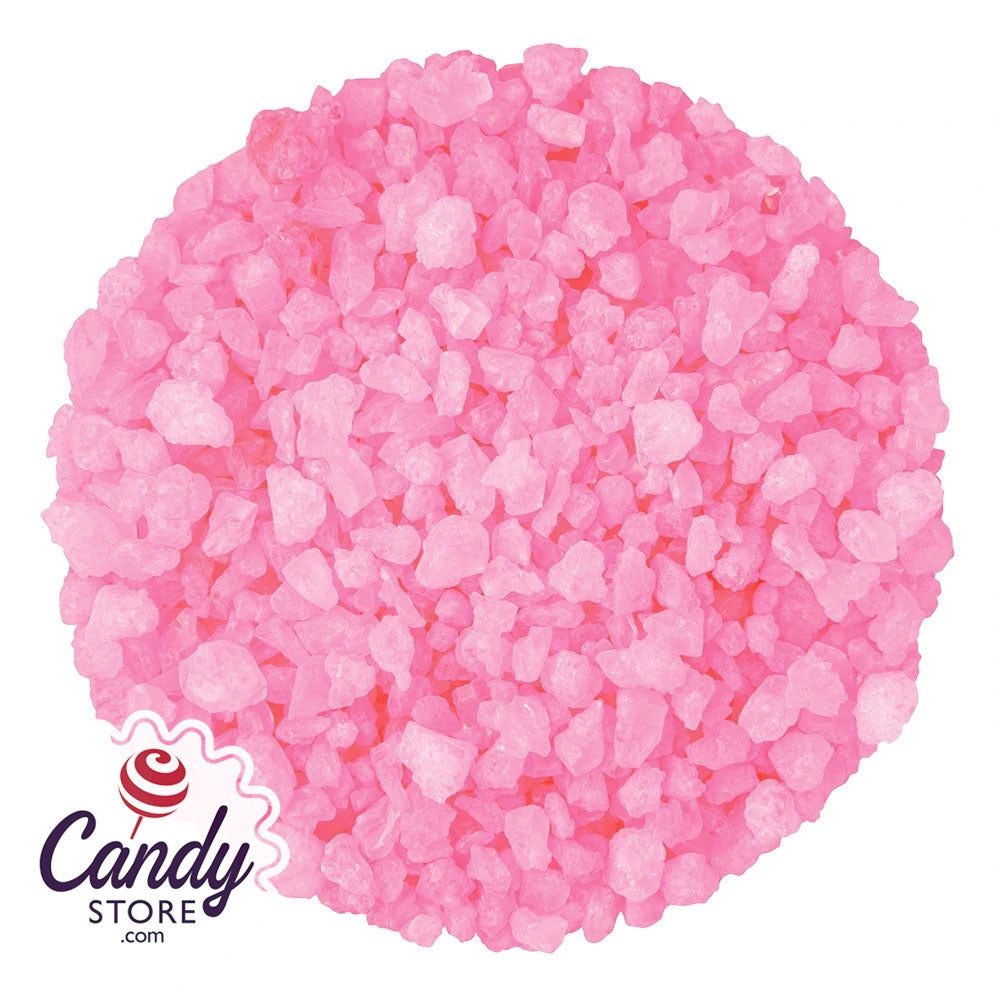 Pink Cherry Rock Candy Crystals - 5lb CandyStore.com