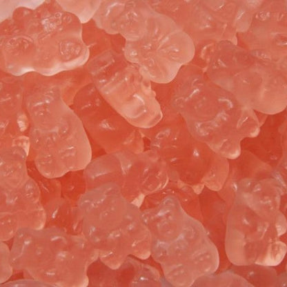 Pink Grapefruit Gummi Bears - 5lb CandyStore.com