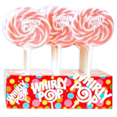 Pink Whirly Pops - 24ct Displays CandyStore.com