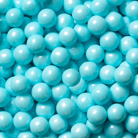 Powder Blue Pearl Candy Beads - 10lb Bulk | CandyStore.com