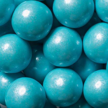 Powder Blue Shimmer Gumballs - 2lb Bulk | CandyStore.com