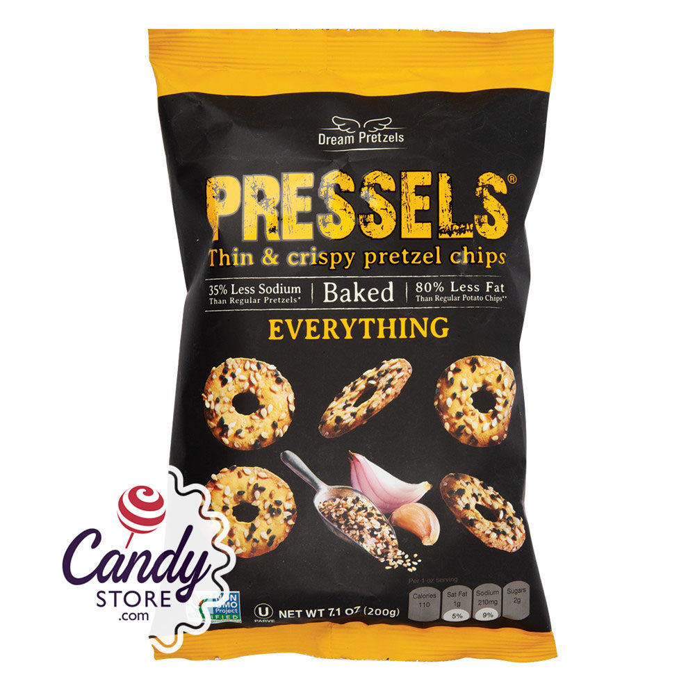 Pressels Pretzel Chips Everything 7.1oz Bags - null CandyStore.com