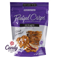 Pretzel Crisps Sesame 7.2oz Bags - 12ct CandyStore.com