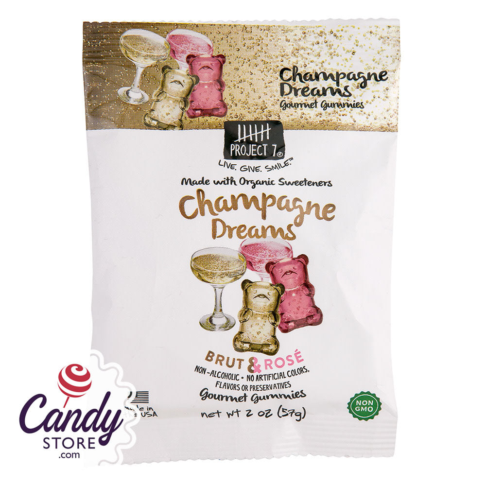 Project 7 Champagne Dreams Gummies 2oz - 8ct CandyStore.com