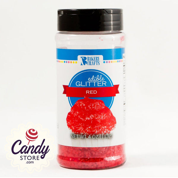 Red Edible Glitter 4 oz