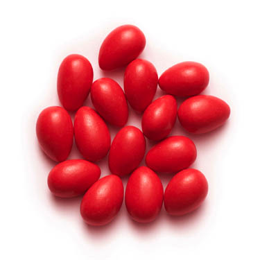 Red Jordan Almonds - 5lb CandyStore.com