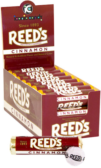 Reed's Cinnamon Rolls Hard Candy Rolls - 24ct CandyStore.com