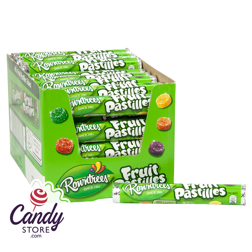 Rowntrees Fruit Pastilles 1.8oz Roll - 32ct | CandyStore.com