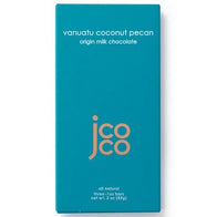 Seattle Chocolate Vanuatu Coconut Pecan Milk Chocolate Bars - 12ct CandyStore.com