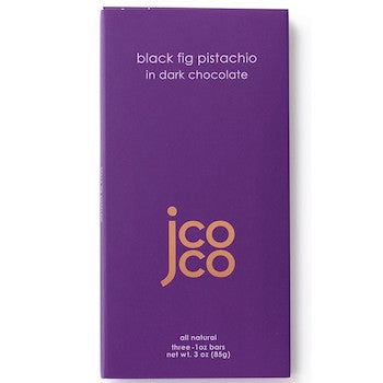 Seattle Chocolates Black Fig Pistachio Dark Chocolate Bars - 12ct CandyStore.com