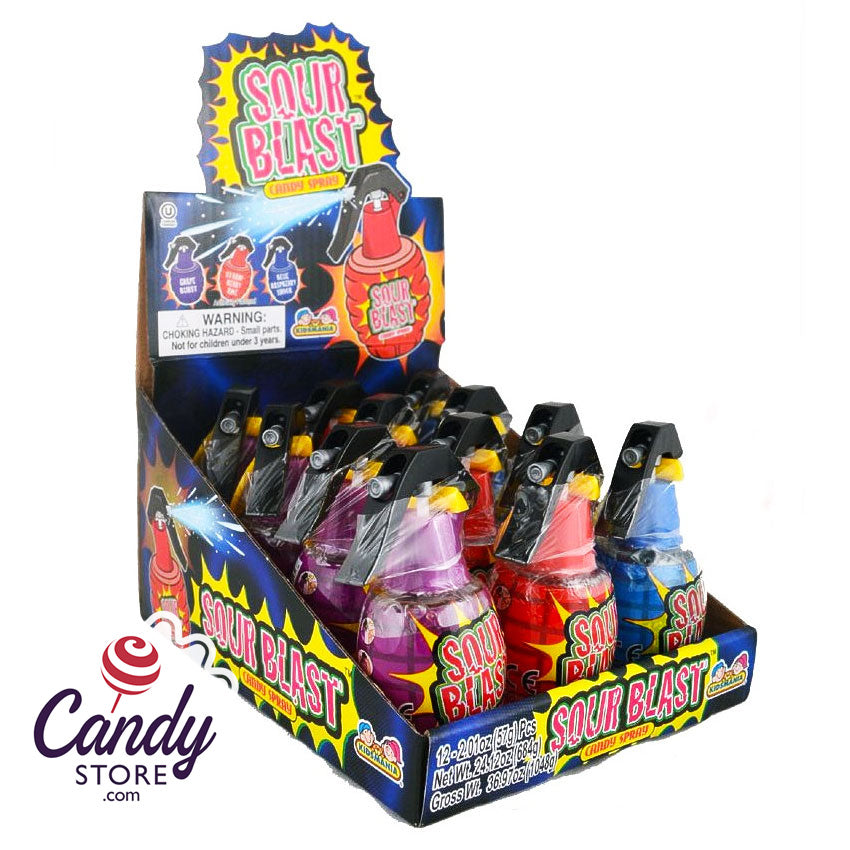 Sour Blast Sour Candy Spray Bottle - 12ct CandyStore.com