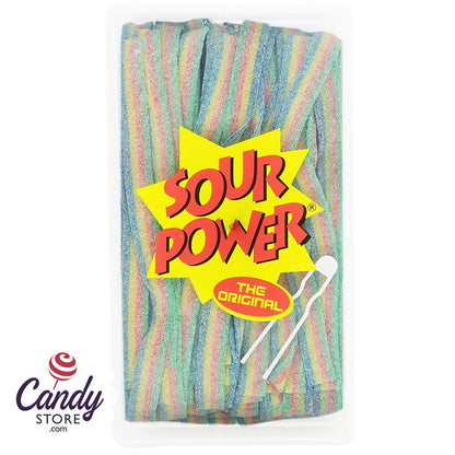 Sour Power Belts Unwrapped - 150ct Tub CandyStore.com