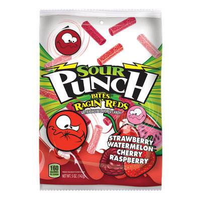 Sour Punch Bites Ragin Reds - 12ct CandyStore.com