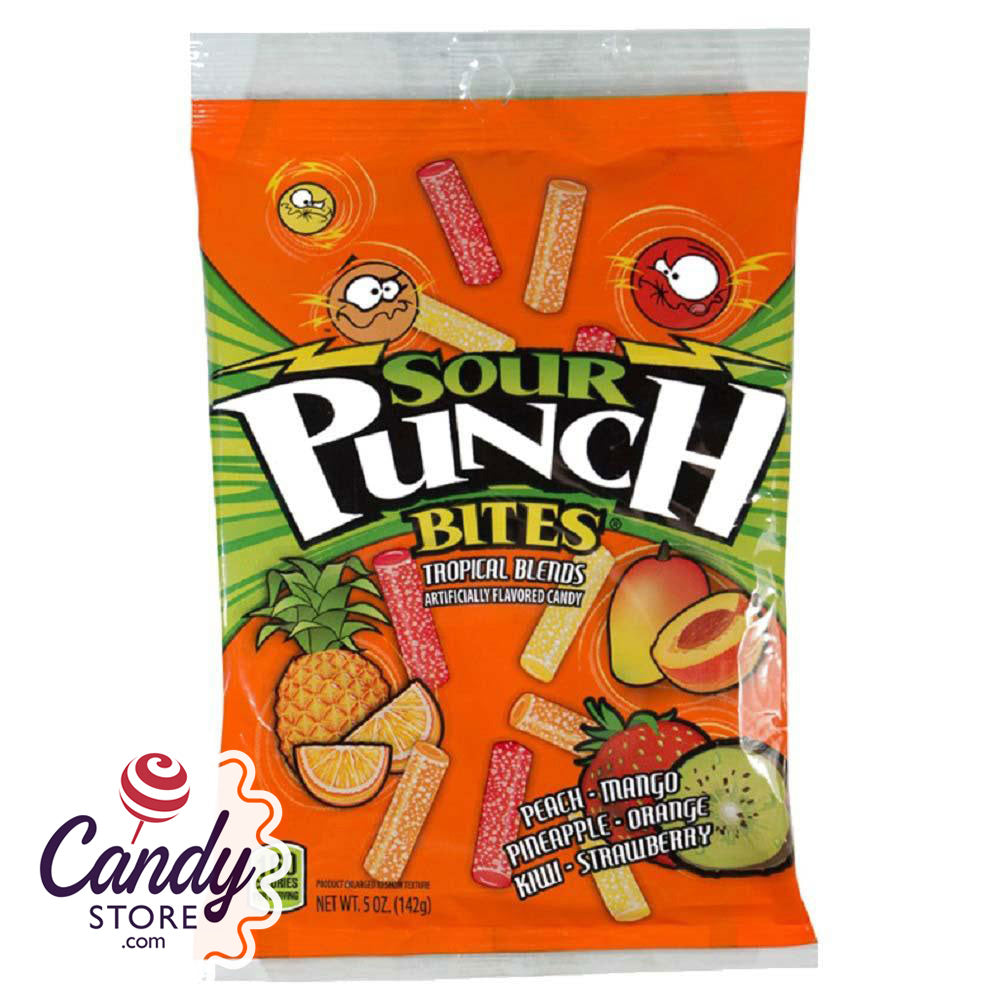 Sour Punch Bites Tropical Blends - 12ct CandyStore.com