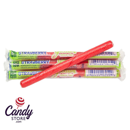 Sour Strawberry Candy Sticks - 80ct CandyStore.com